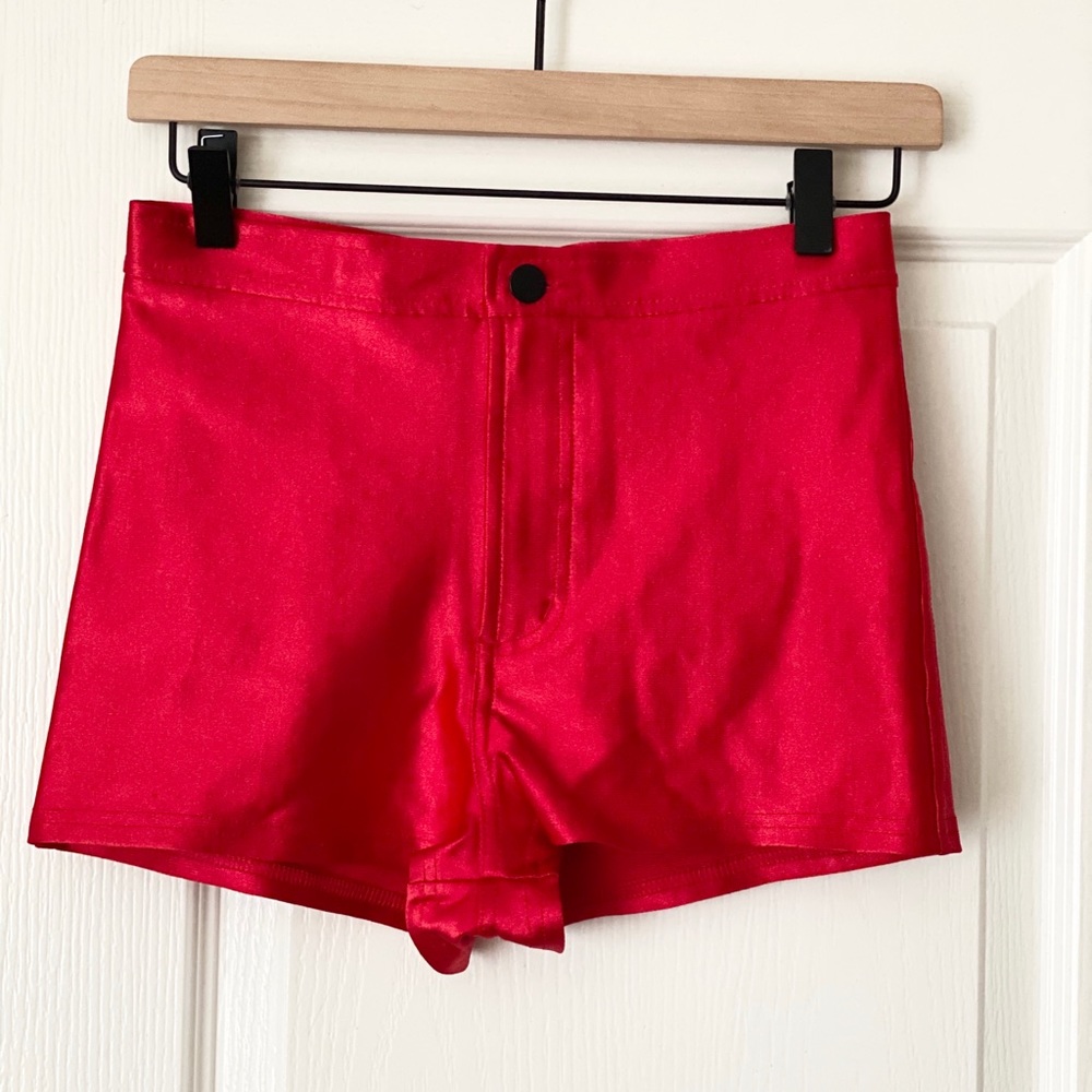 American Apparel Red Shorts